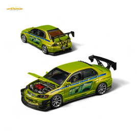 Findclassically Mitsubishi Lancer Evo 9 FNF Bryan Livery Green 1:64