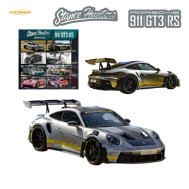 (Pre-Order) Stance Hunters Porsche 911 GT3 RS 992 Polar Silver 1:64