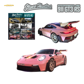 (Pre-Order) Stance Hunters Porsche 911 GT3 RS (992) Pink Sakura 1:64
