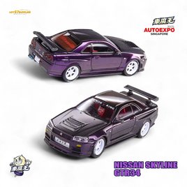 Demon King Auto Nissan GTR34 Chameleon 1:64