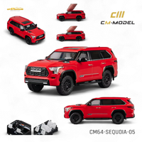 (Pre-Order) CM Model Toyota Sequoia Red 1:64