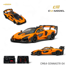CM Model McLaren Senna GTR Papaya Orange 1:64