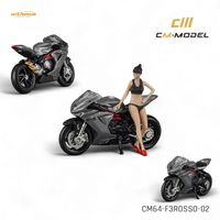 CM Model MV Agusta F3 Rosso - Metallic Gray 1:64