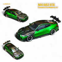 SW BMW M4 GTR Widebody Kit Gem Green 1:64