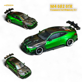 SW BMW M4 GTR Widebody Kit Gem Green 1:64