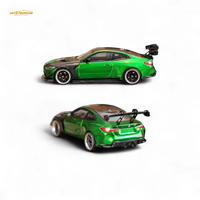 SW BMW M4 GTR Widebody Kit Gem Green 1:64