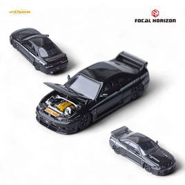 Focal Horizon Nissan Skyline GT-R R33 Nismo 400R - Black 1:64