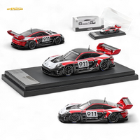 (Pre-Order) HKM Porsche 911 GT3 R Rennsport Red-White 1:64