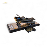 Fine Works64 Chevrolet Impala Lowrider Black Gold Livery 1:64