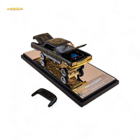 Fine Works64 Chevrolet Impala Lowrider Black Gold Livery 1:64