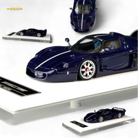 YM Model Maserati MC12 Stradale Corsa Blue Carbon 1:64