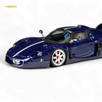 YM Model Maserati MC12 Stradale Corsa Blue Carbon 1:64