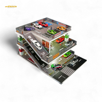 Shou Cang Jia Japanese Ramp Parking Lot Dark Green 73449B 1:64