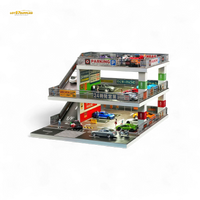 Shou Cang Jia Japanese Ramp Parking Lot Dark Green 73449B 1:64