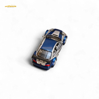 (Pre-Order) Ghost Player BMW E46 M3 GTR Silver Blue 1:64