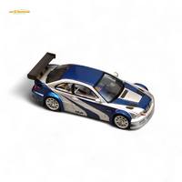 (Pre-Order) Ghost Player BMW E46 M3 GTR Silver Blue 1:64