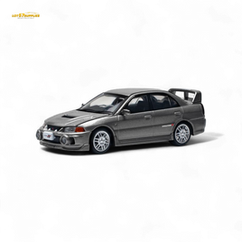 PopRace Mitsubishi Lancer Evolution IV Dark Grey 1:64