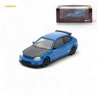 Motorhelix Honda Civic EK9 Blue 1:64