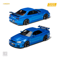 Cars' Lounge Nissan Skyline GT-R R34 Z-TUNE Bayside Blue 1:64