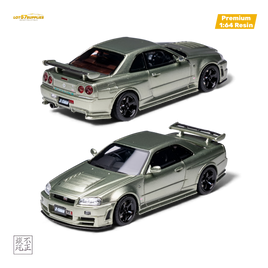 Cars' Lounge Skyline GT-R R34 NISMO Z-TUNE Millenium Jade 1:64