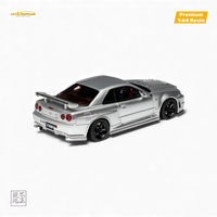 Cars' Lounge Nissan Skyline GT-R R34 NISMO Z-TUNE Silver 1:64