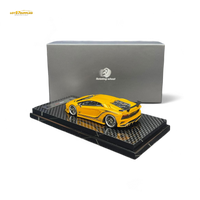 Rotating Wheel Lamborghini Aventador S Pearl Yellow 1:64