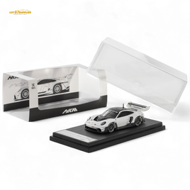 HKM Porsche 911 GT3 R Rennsport White Carbon Hood 1:64