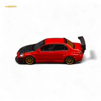 Findclassically Mitsubishi Lancer 9th Gen Red Carbon Hood 1:64
