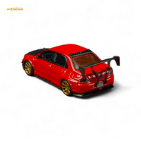 Findclassically Mitsubishi Lancer 9th Gen Red Carbon Hood 1:64