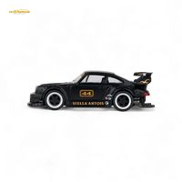 Model Model Porsche RWB 993 Stella Artois #44 Matte Black 1:64