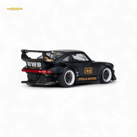 Model Model Porsche RWB 993 Stella Artois #44 Matte Black 1:64