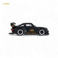 Model Model Porsche RWB 993 Stella Artois #44 Matte Black 1:64