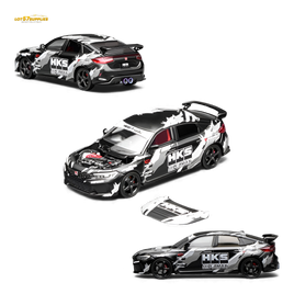 Motorhelix Civic Type R FL5 Black HKS 1:64