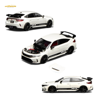 (Pre-Order) Motorhelix Honda Civic Type R FL5 HKS White 1:64