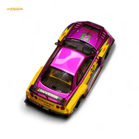 Street Weapon LBWK ER34 Chromed Purple Special Edition 1:64