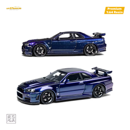 Cars' Lounge Nissan Skyline GT-R R34 Z-TUNE Midnight Purple 1:64