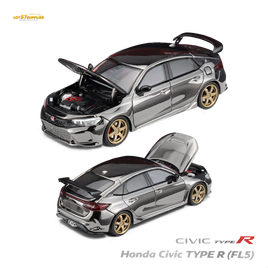 MH Honda Civic Type R FL5 Chrome Gun Black 1:64