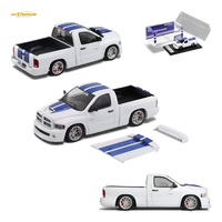 GCD Dodge RAM SRT-10 White Blue Stripe 1:64