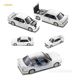 Mortal BMW E30 M3 Sedan Pearl White 1:64