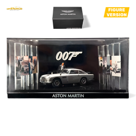 (Pre-Order) Aston Martin DB5 High Gloss Silver Figurine Ver 1:64