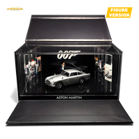 (Pre-Order) Aston Martin DB5 High Gloss Silver Figurine Ver 1:64