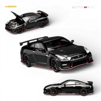 (Pre-Order) Motorhelix Nissan GT-R NISMO R35 2022 - Meteor Black 1:64