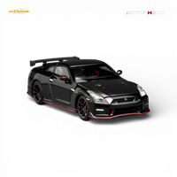 (Pre-Order) Motorhelix Nissan GT-R NISMO R35 2022 - Meteor Black 1:64