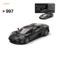 Mini-GT Jaguar C-X75 Test Car Carbon Fiber 1:64