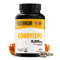 Organic Cordyceps Mushroom Supplement Capsules