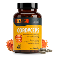 Organic Cordyceps Mushroom Supplement Capsules