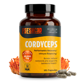 Organic Cordyceps Mushroom Supplement Capsules