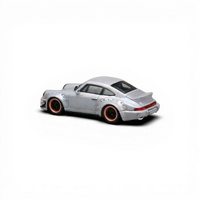 CM Model Porsche 964 Widebody Nero Gray 1:64