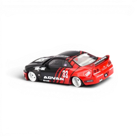 Mini-GT x KAIDO Nissan Skyline GT-R R33 Kaido Works ADVAN 1:64