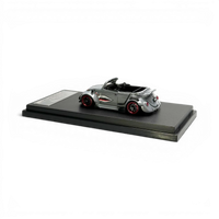 HKM Model VW Beetle Convertible Grey Shark Mouth 1:64
